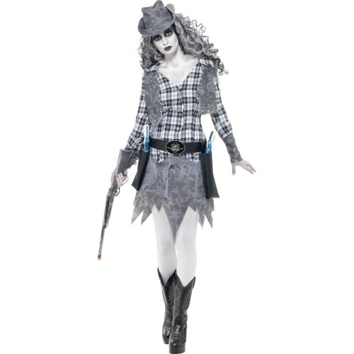 Ghost town cowgirl, costume for women, S
