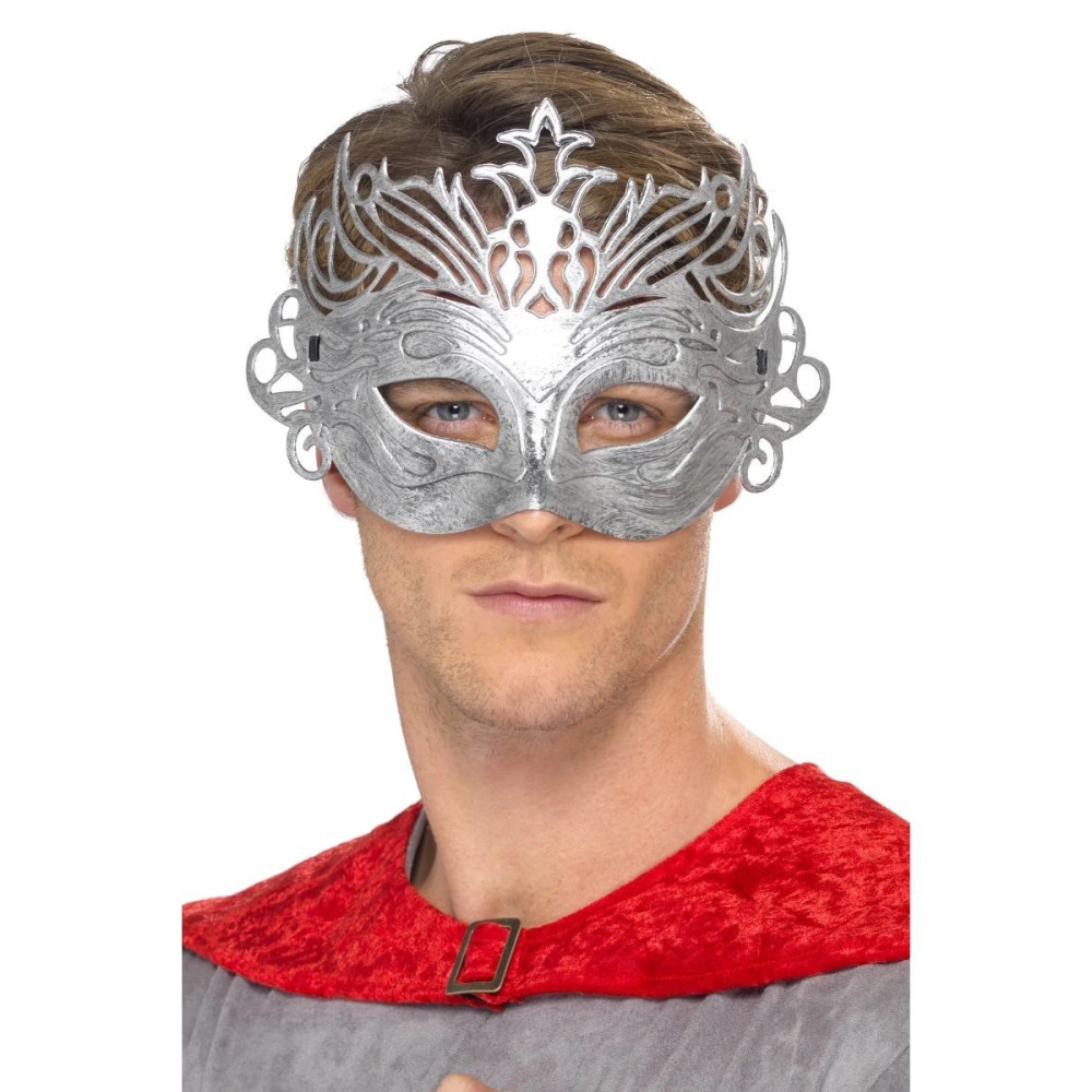 Colombina mask, silver
