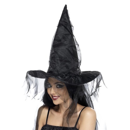 Шляпа ведьмы с вуалью