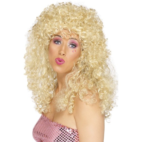 Wig "Boogie Babe", blonde, with curls