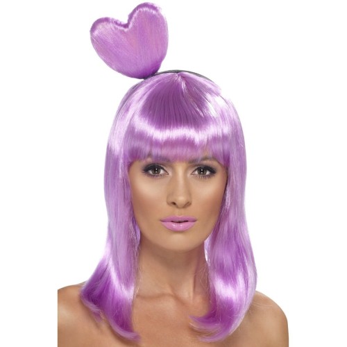 Wig "Candy Queen", lilac, with a headband