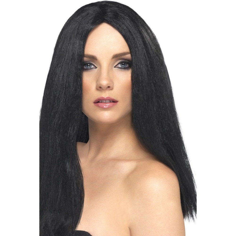 Wig "Star Style", black, 44 cm