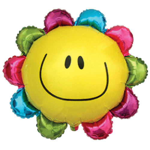 Fooliumist õhupall «Karikakar», värviline