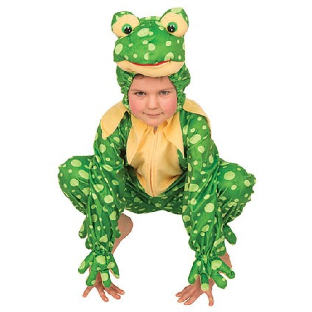 Plush Frog costume, for children (116 cm)