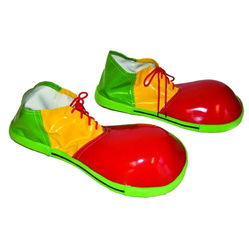Клоунские туфли, разноцветные