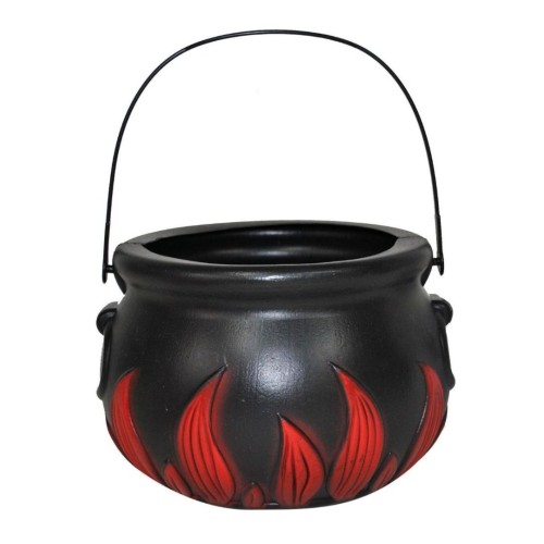 Witch Cauldron w/Red Flames
