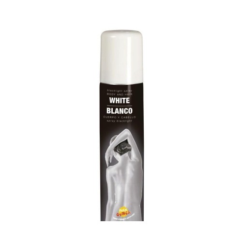 Hair and body spray, white