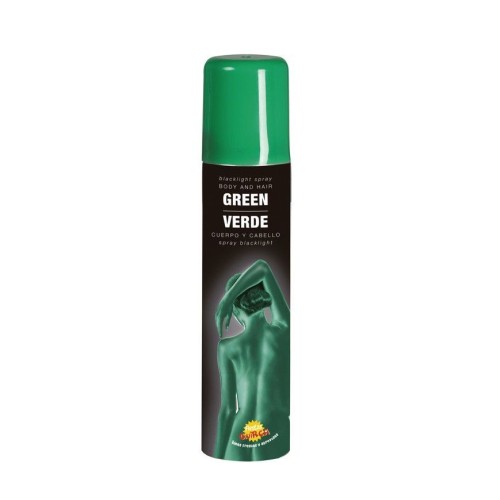 Hair and body spray, green