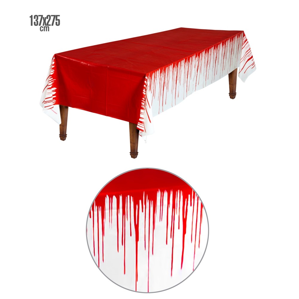 Bloody tablecloth