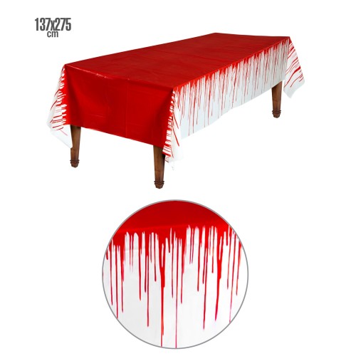 Bloody tablecloth