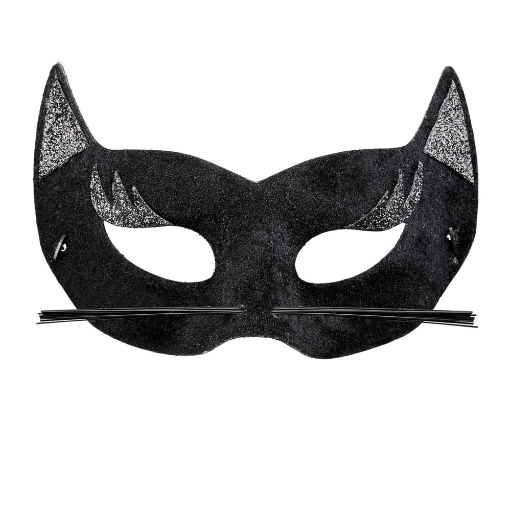 Panther eye mask, black