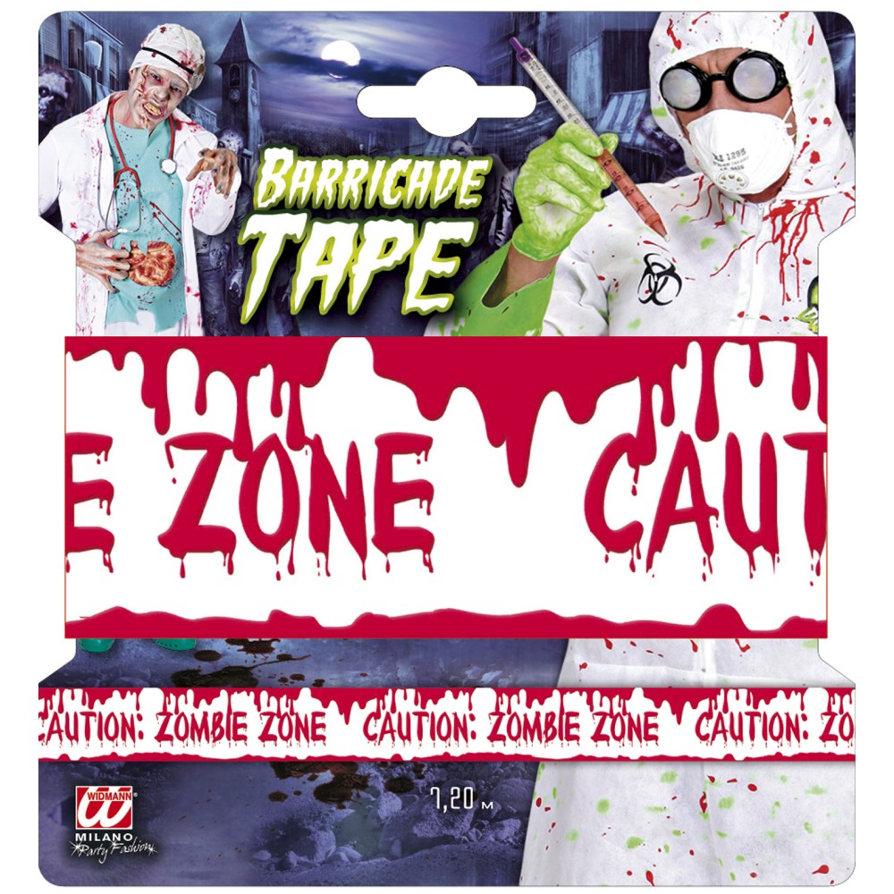 Barricade tape, zombie zone