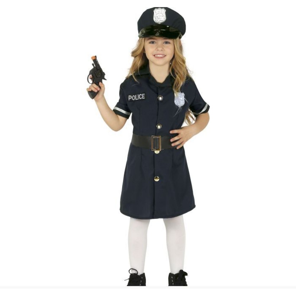 Politseinik, kostüüm tüdrukutele 110-115 cm