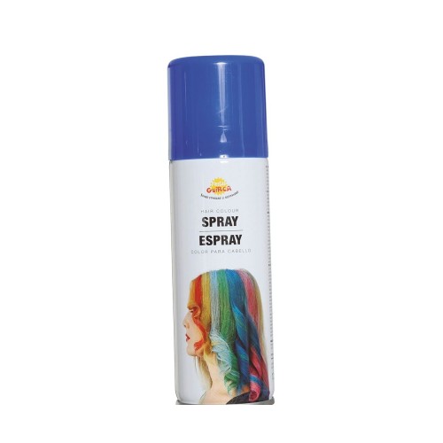 Hair color spray, blue