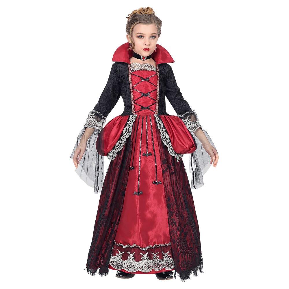 Vampiress, costume for girls, 128cm