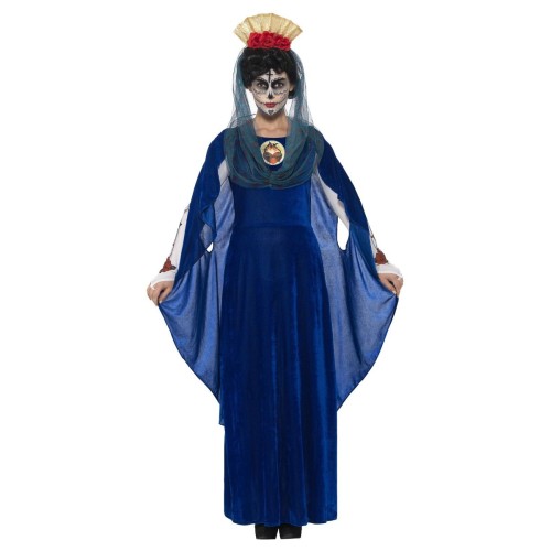 Püha Maarja kostüüm, surnute päev, kleit, peakate ja kapuuts (S)