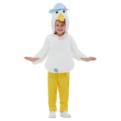 Duck costume, pants, hooded sweatshirt, for children (T1, 85-89 cm, 1-2 years)