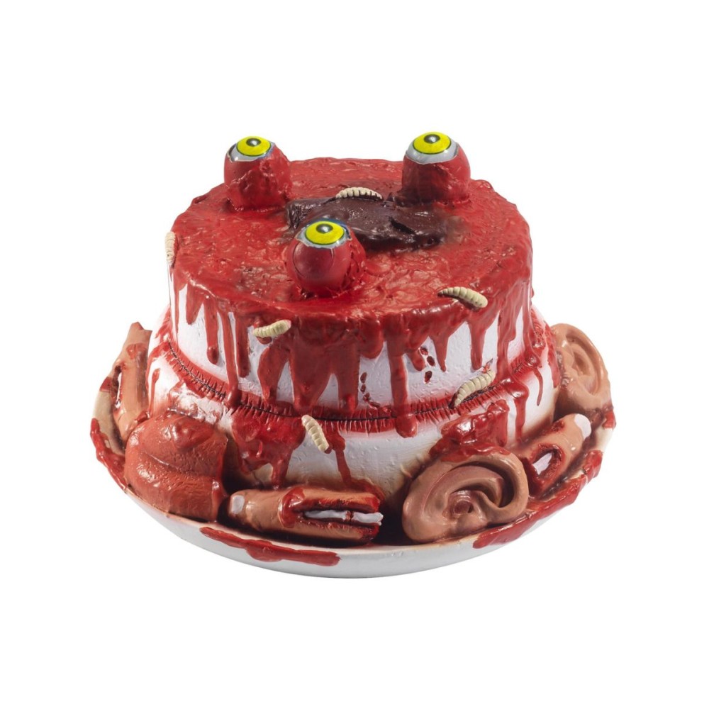 Cake zombie, prop, with moving eyes