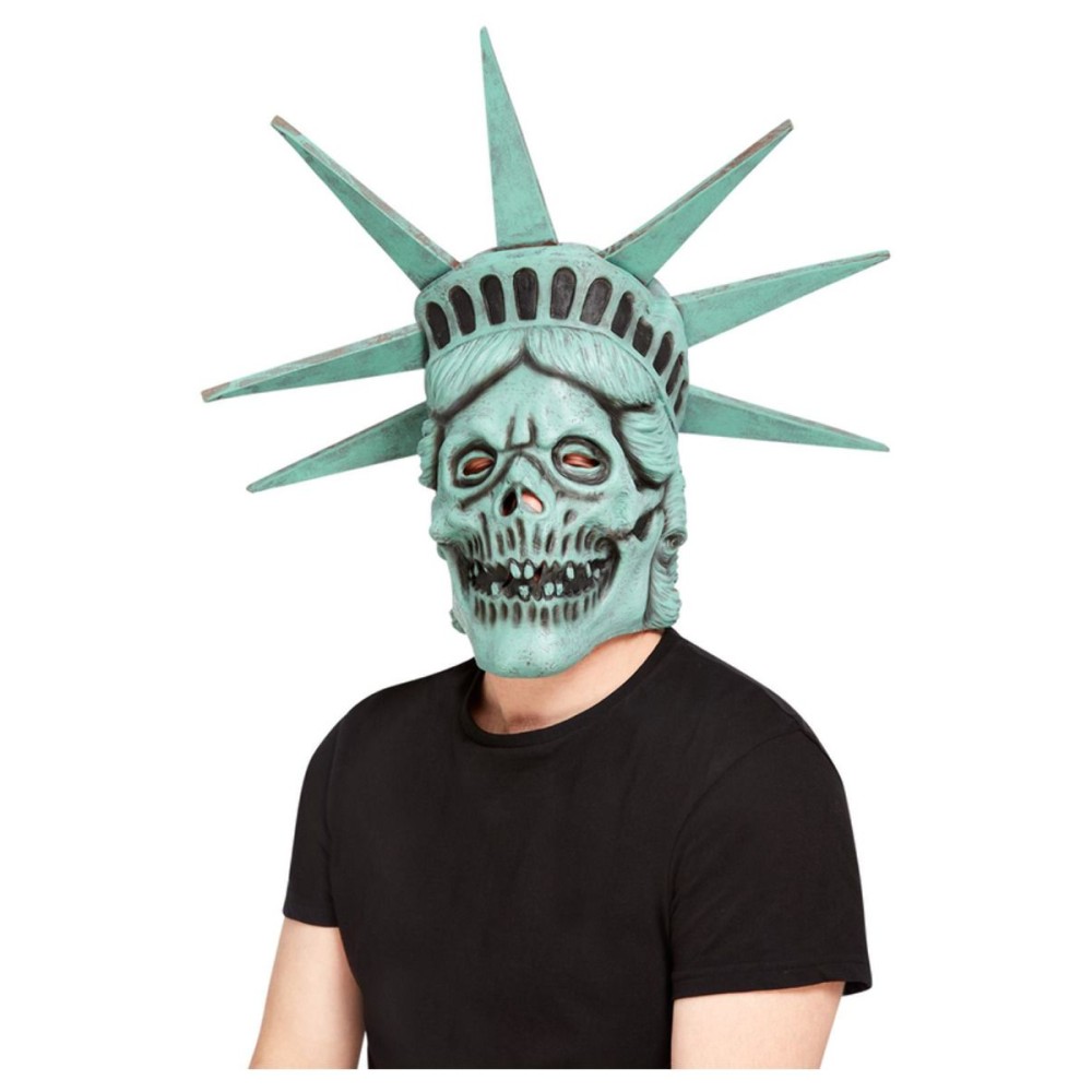 Mask liberty statue-skull