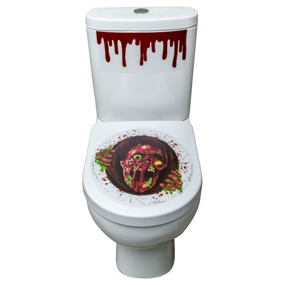 Decoration for toilet bowl, sticker, 41x48cm
