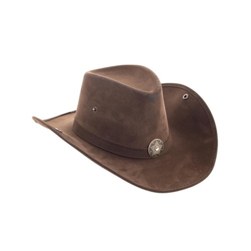 Kauboi kaabu, pruun, kunstnahk