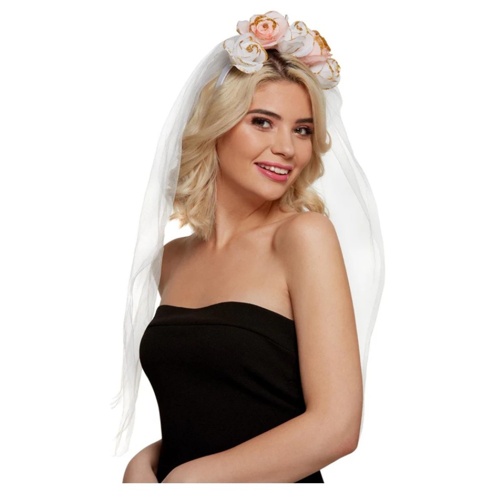 Headband with veil and