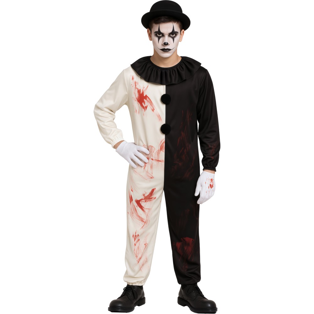 Scary clown costume for teenager, 14 - 16 y.