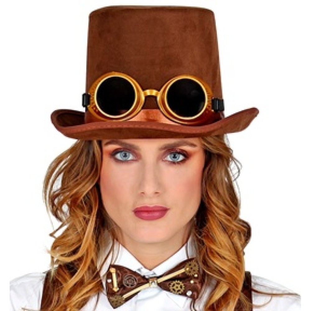 Steampunk kaabu, prillidega Steampunk kaabu, prillidega