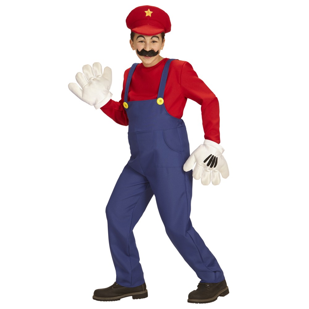 Super Mario, kostüüm lastele (164 cm)