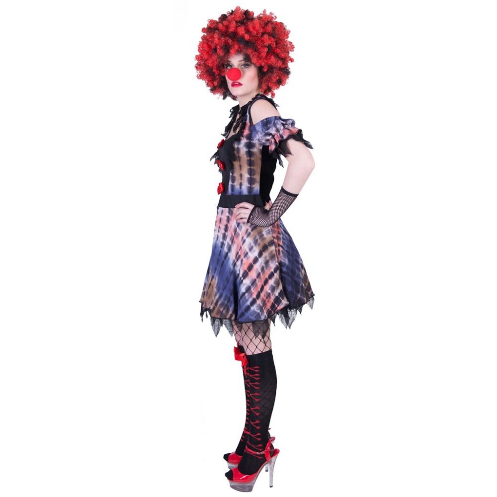 Creepy clown, costume for women, M