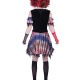 Creepy clown, costume for women, M