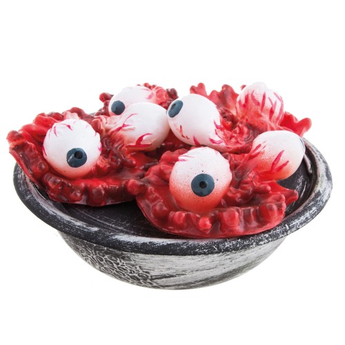 Bowl with eyeballs