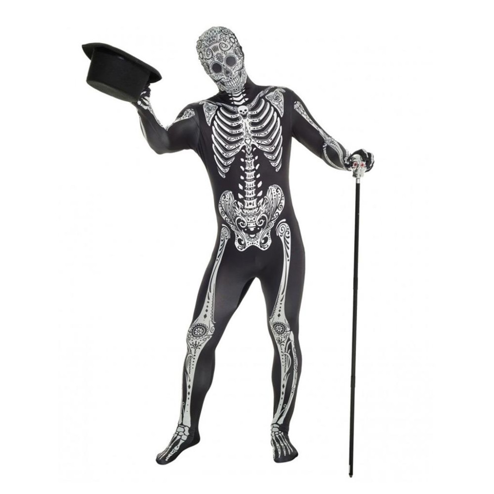 Skeleton, costume for men, M