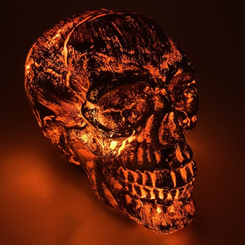 Deco skull, 20cm, led