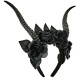 Horns with flowers